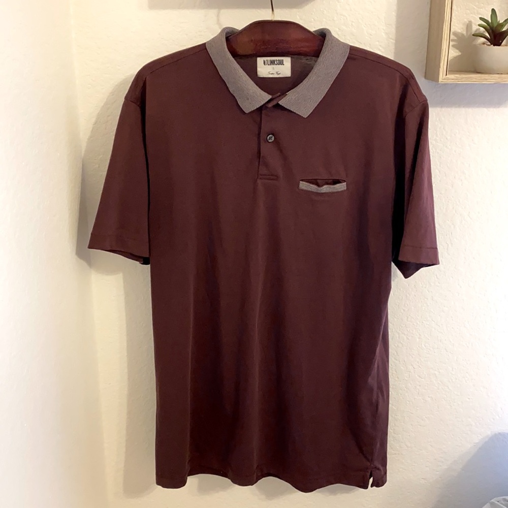 Maroon Linksoul Polo